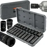 V&otilde;tmete otsikute komplekt HEX 1/2" CR-V, 20 osa, 38 mm ja 78 mm, karbiga