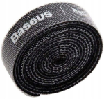 Juhtmete organiseerija Baseus 300 cm must Velcro riba