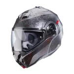 Moto-kiivri CABERG DUKE EVO MOVE Grey Rusty Jaw Pinlock Blendiga