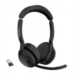 Juhtmevabad k&otilde;rvaklapid Jabra EVOLVE2 55 Link380a UC, stereo, k&otilde;rva&uuml;mber