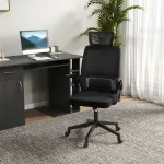 Ergonoomiline must kontoritool peatoe ja k&auml;situgega