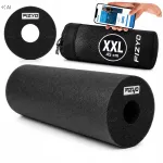 Massaažirull seljale ja s&auml;&auml;relihastele, EPP, 45 cm, must