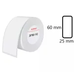 Kleebised Niimbot B-seeria printerile, 60x25 mm, 110 tk., valged