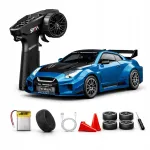 RC auto mudel 1:43, puldiga, driftimiseks, sinine, USB komplekt