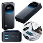 V&auml;line aku 20000 mAh, 45W, 2x USB-C / USB, koos USB-C 100W 1,2 m kaabliga