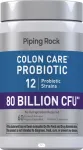 Probiootikumid PipingRock Colon Care, 80 miljardit bakterit, 60 kapslit