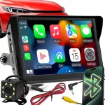 Auto multimeedia 7" Androidi, Apple CarPlay ja video kaameraga