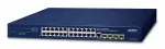 PLANET v&otilde;rgul&uuml;liti, 24 x 10/100/1000T, 4 x 1G/2.5G SFP, hallatav