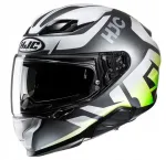 HJC F71 BARD mootorrattakiiver, must/hall, suurus L