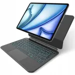 Kaanega &uuml;mbris AZERTY klaviatuuriga iPad Air 11" (M3/M2, 2025/2024), magnetiline