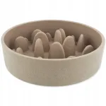 Koera aeglase s&ouml;&ouml;gi kauss Miska Dog Fantasy EcoStyle, 21 cm, 1350 ml, liivav&auml;rvi