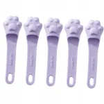 Ninaklapi puhastusharjade komplekt, 5 tk, Violet, mustpeade eemaldamiseks
