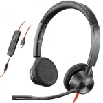 Juhtmega pealeks k&otilde;rvaklapid mikrofoniga, 3,5 mm/USB, mustad