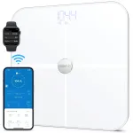 Digitaalsed Bluetooth Wi-Fi kehakoostise kaalud Renpho valged