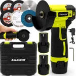 Juhtmeta MINI RUBBER DIAX FLEX nurgalihvija, 6 ketast, komplekt 2 akuga