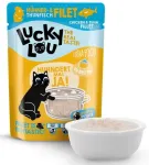 M&auml;rg kassitoit Lucky Lou kana ja tuunikala puljongis, 70 g