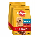 Kuiv koeratoit PEDIGREE veiseliha ja k&ouml;&ouml;giviljadega, 10 kg + 10 kg tasuta