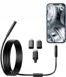 Endoskoop-inspektsioonikaamera W300, 2x FullHD, WiFi, 8mm, 3m, Android/iOS