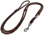 Keskmise koera reguleeritav Champion rihm, 2,5 m x 1 cm, pruun melange