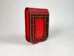 Puidust karp graveeringuga, USB-m&auml;lupulk 32GB 3.0 GOODRAM, punane