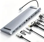 USB-C jaam 12 pordiga, 100W kiire laadimine, s&uuml;learvutile