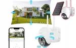 V&auml;ljas kasutatav IP WiFi kaamera, 5 MP, 4x suum, p&auml;ikesepatarei, 9600 mAh aku