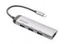 Adapter Verbatim USB-C kuni 4x USB-A 3.2, alumiinium
