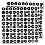 Kleepsud numbriga kodule, 1&ndash;100, 25 lehte