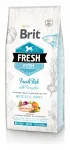 BRIT FRESH kuivtoit suurte t&otilde;ugude t&auml;iskasvanud koertele kalaga ja k&otilde;rvitsaga, 2,5 kg