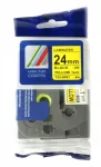 Brother TZ-S651 / TZE-S651 kleepuv teip, 24 mm, kollane, laminaat