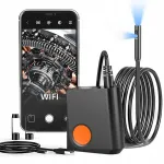 Endoskoopiline inspektsioonikaamera WiFi, Android, iOS, DUO LED, 5 m kaabel