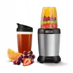Nutri cup Sencor SNB4302SS 1000W kokteilimikser, 2 pudelit 800 ml / 1 l, h&otilde;bedane
