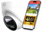 Sise-IP kaamera 4MP, PoE, 20 m IR, 3,6 mm objektiiv, koos k&otilde;nega