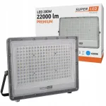 Projektor LED Halogen Slim 200W 22000lm PREMIUM SuperLED