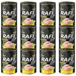 M&auml;rg kassitoit RAFI CAT Dolina Noteci kanaga, 12 x 400 g, teraviljavaba