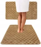 Vannimatt libisemiskindel 80x120 cm, beige kuldne, 3D