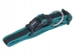 Kaelarihm NOBBY PREMIUM MESH PRENO, S/M, 25 mm, 30&ndash;45 cm, t&uuml;rkiisi ja musta v&auml;rvi