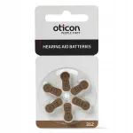 OTICON 312 kuuldeaparaadi patareid, 6 tk