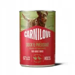 Koerte konservtoit CARNILOVE part ja faasan, teraviljavaba, 400 g