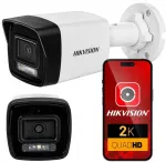 Hikvision 4MP IP-kaamera mikrofoni, h&uuml;briidvalgustuse ja PoE Ga DS-2CD1041G2-LIU