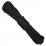 Fosco Paracord n&ouml;&ouml;r, 7 mm, 15 m, must