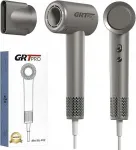 GRT PRO BL-F02 juuksekuivati topelt difuuseriga, hall, 2200W