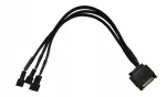 Ventilaatori jaotur SATA, 3 x 3/4-pin PWM, 12V arvutile