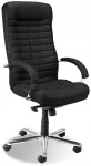 Kontoritool ORION, must, naturaalnahk, suur, NOWY STYL