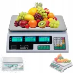 Elektroonilised lao kaalud 40 kg 5 g LCD ja patareidega