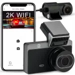 YUEMI Y7 2K WiFi videosalvesti tagakaameraga