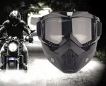 Motokrossi kaitsemask prillide ja reguleeritava filtriga
