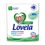 Pesutabletid Lovela Family, universaalsed, v&auml;rvilisele ja valgele pesule, tundlikule nahale, 48 tk