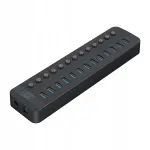 USB jagaja 13 l&uuml;litiga, must