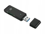 Conceptronic BIAN02B USB 3.2 Gen 1 Type-A kaardilugeja, must